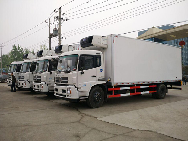 東風(fēng)天錦7.4米貨廂冷藏車 東風(fēng)天錦7.4米貨廂冷藏車