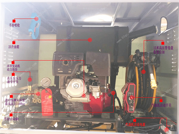 三輪清洗車(chē)內(nèi)部結(jié)構(gòu)圖
